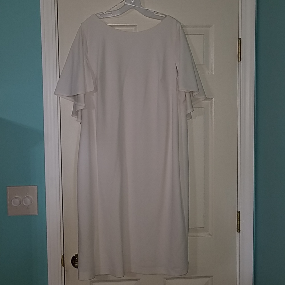 Calvin Klein white dress